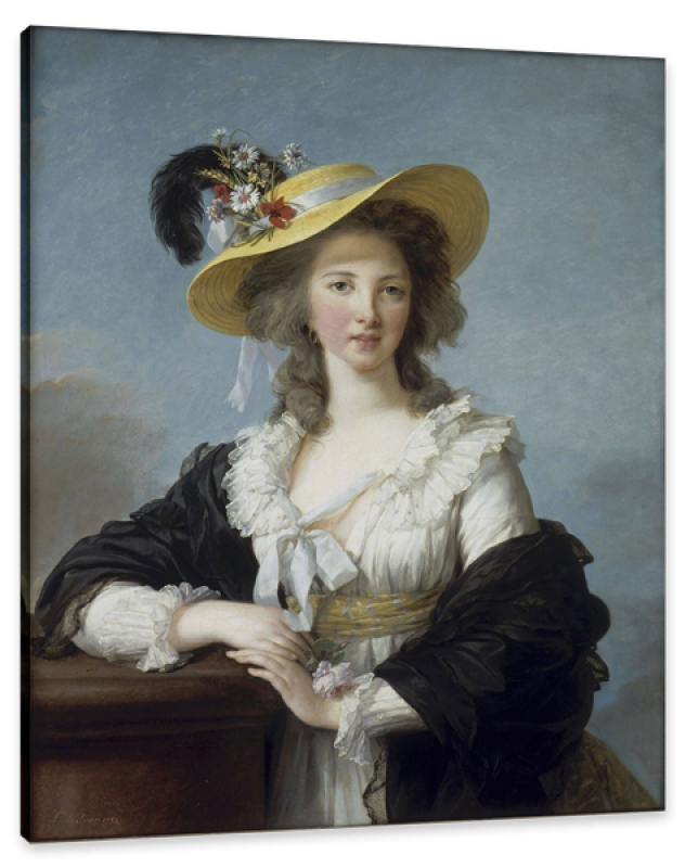 Rococo Painting, after Louise Elisabeth Vigee Le Brun